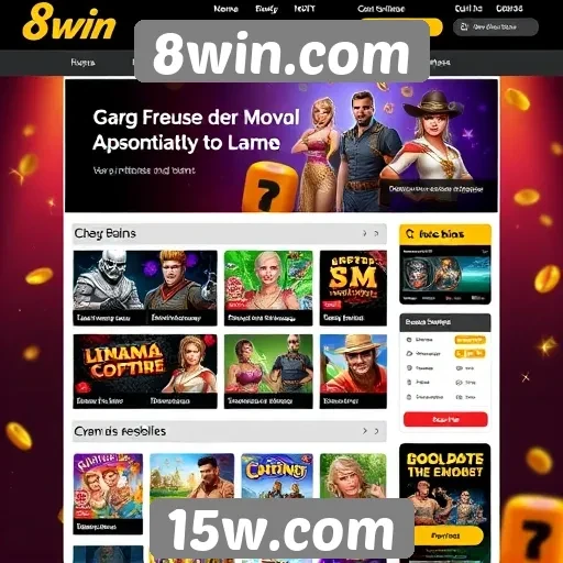 Experiência do usuário na navegação do 8win.com